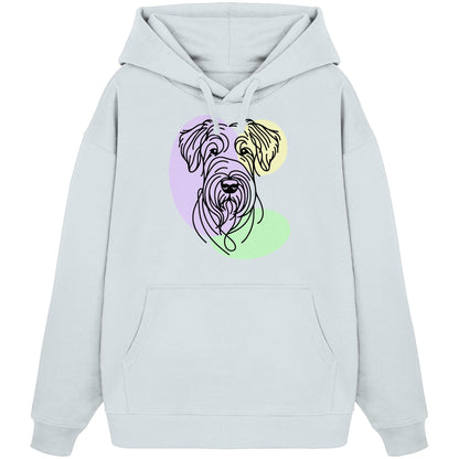Line Art - Süßer Irish Terrier - Organic Oversize Hoodie