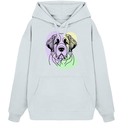 Line Art - Süßer Bernhardiner - Organic Oversize Hoodie
