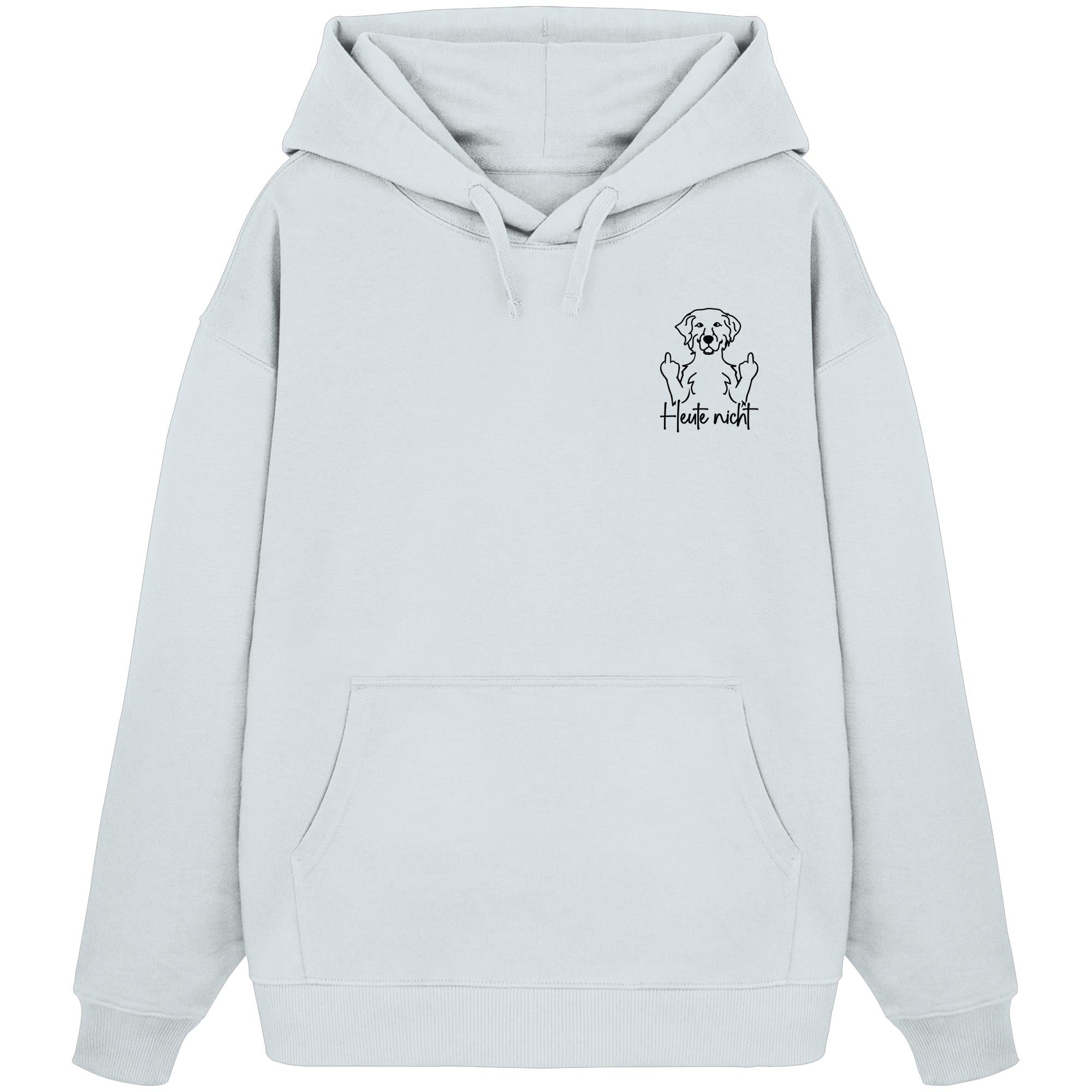 Heute nicht - Golden Retriever - Organic Oversize Hoodie