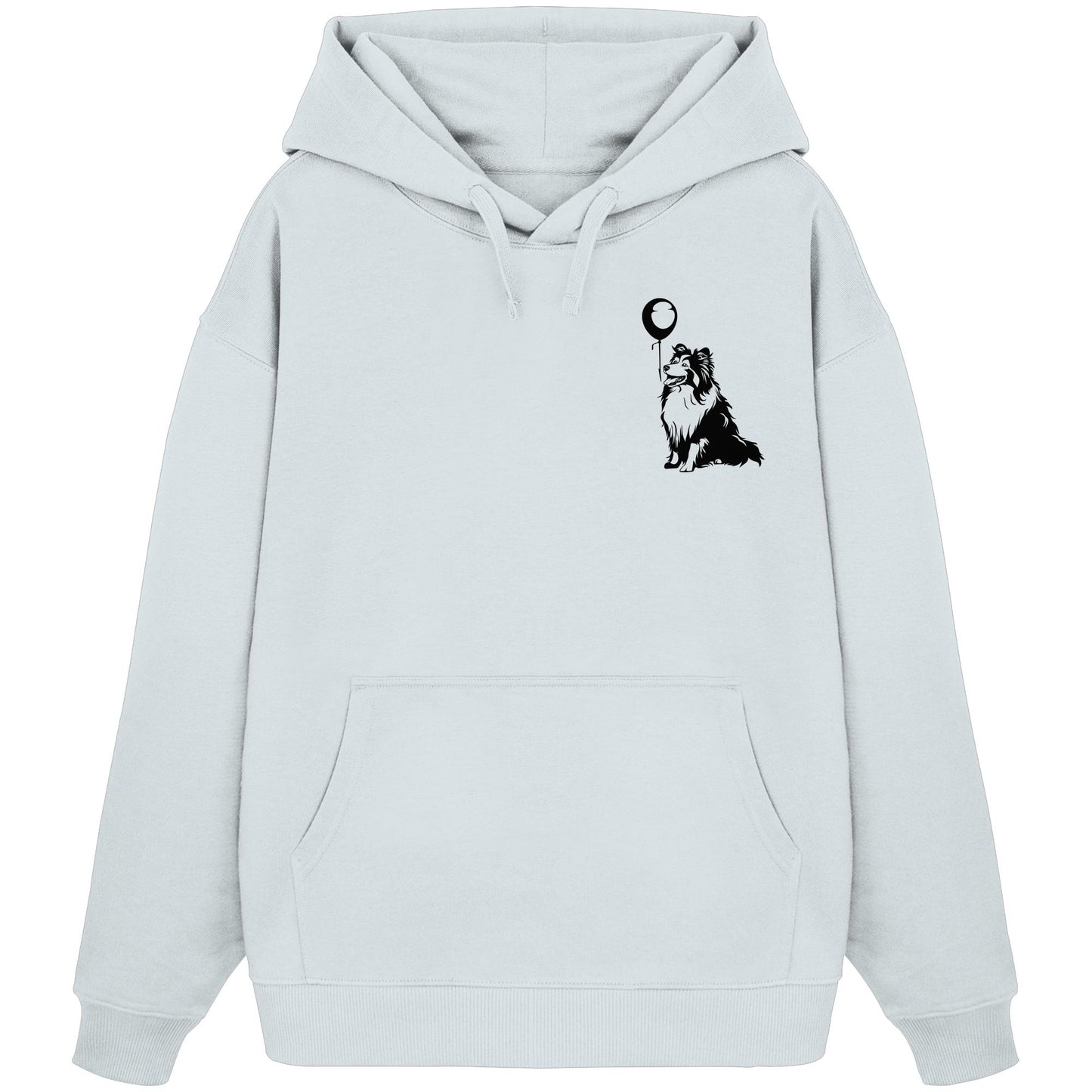 Ballon Shetland Sheepdog - Organic Oversize Hoodie