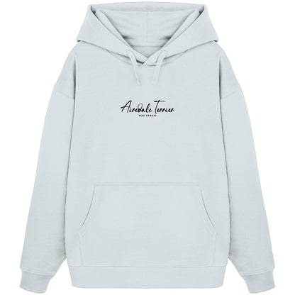 Was sonst? Airedale Terrier - Organic Oversize Hoodie