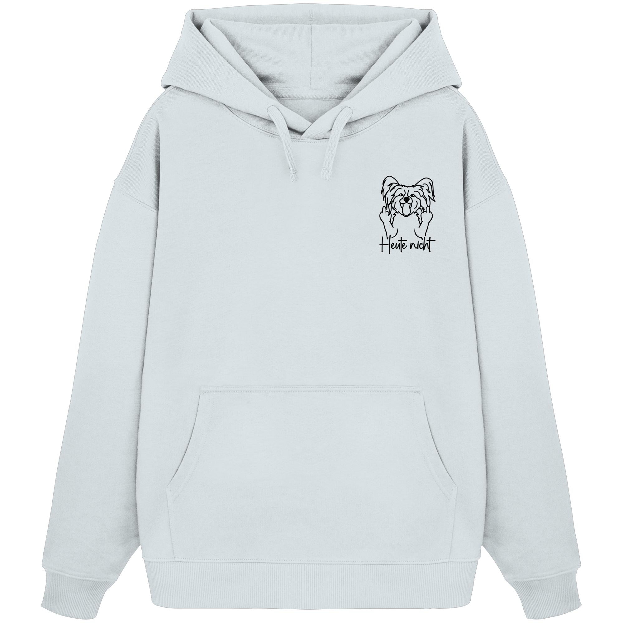 Heute nicht - Papillon - Organic Oversize Hoodie