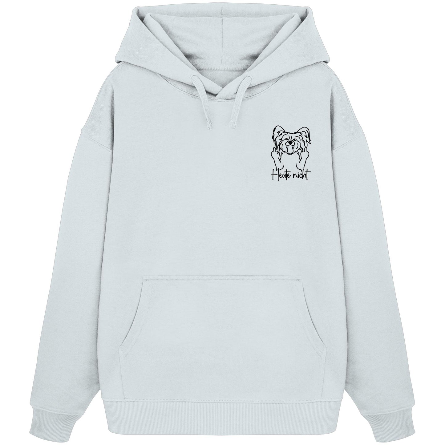 Heute nicht - Papillon - Organic Oversize Hoodie