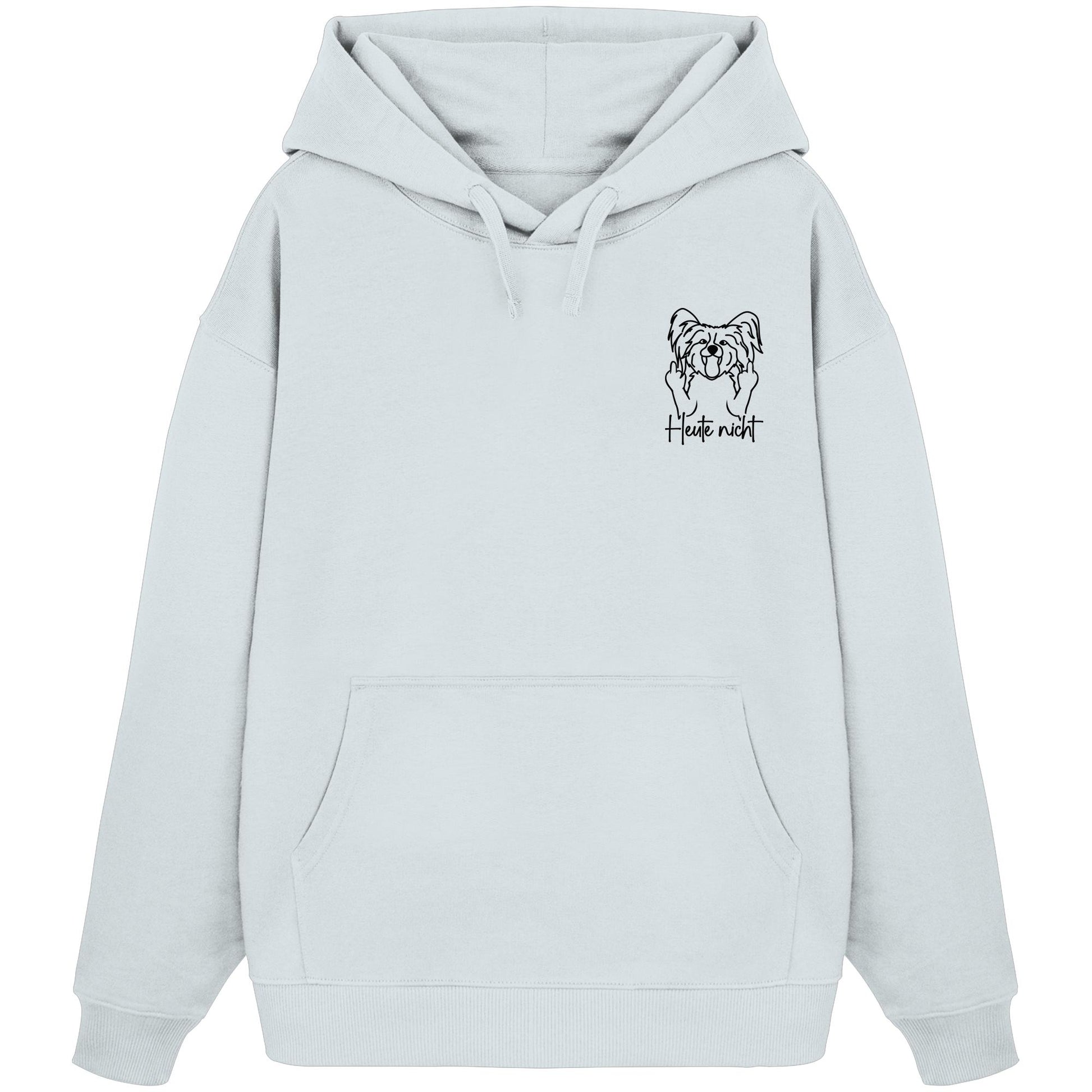 Heute nicht - Papillon - Organic Oversize Hoodie