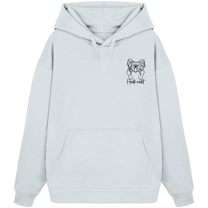 Heute nicht - Papillon - Organic Oversize Hoodie