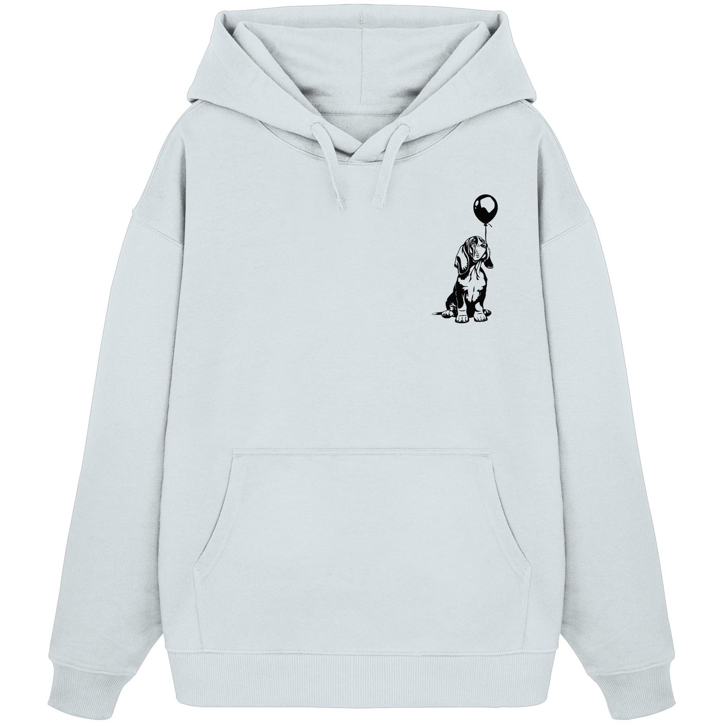 Ballon Basset Hound - Organic Oversize Hoodie