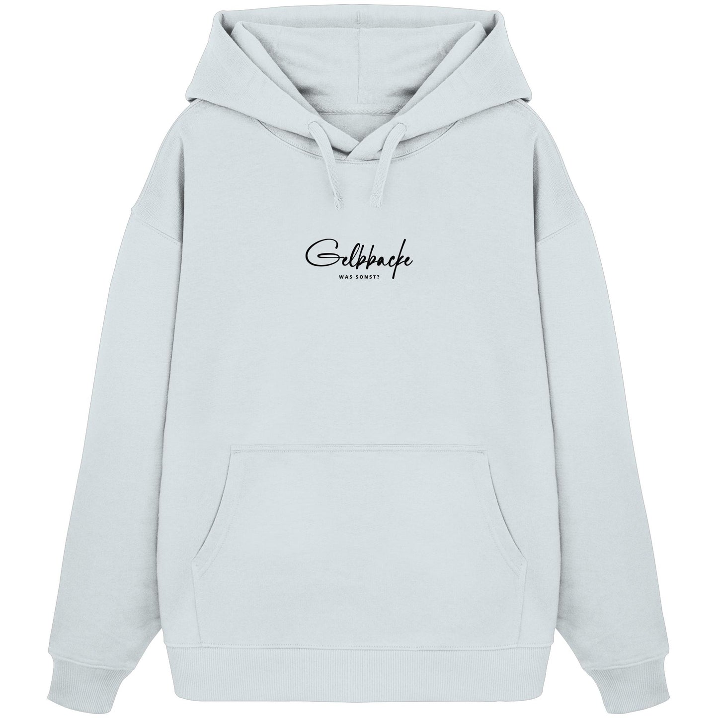 Was sonst? Gelbbacke - Organic Oversize Hoodie