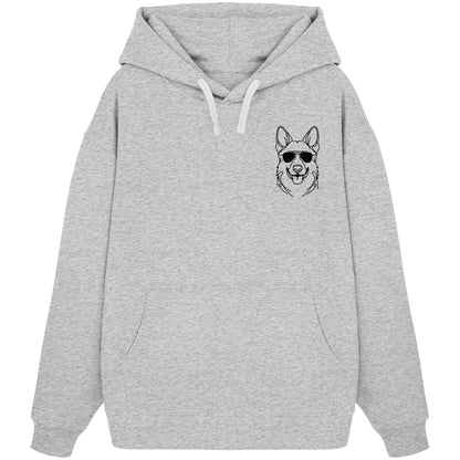 Line Art - Cooler Deutscher Schäferhund - Organic Oversize Hoodie