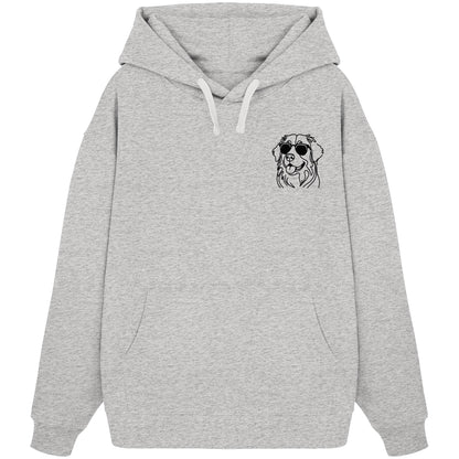 Line Art - Cooler Berner Sennenhund - Organic Oversize Hoodie