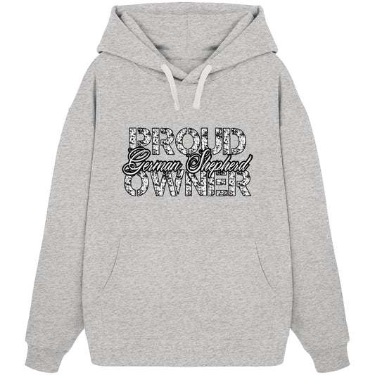 Proud German Shepherd Owner – Organic Oversize Hoodie