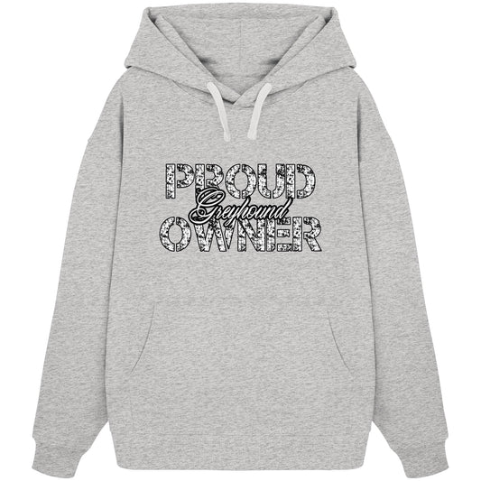 Proud Greyhound Owner – Organic Oversize Hoodie