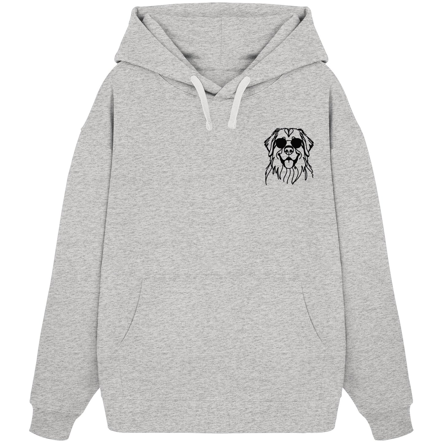 Line Art - Cooler Leonberger - Organic Oversize Hoodie