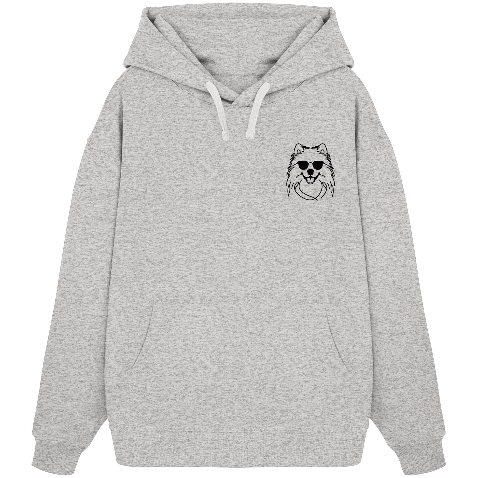 Line Art - Cooler Samojede - Organic Oversize Hoodie
