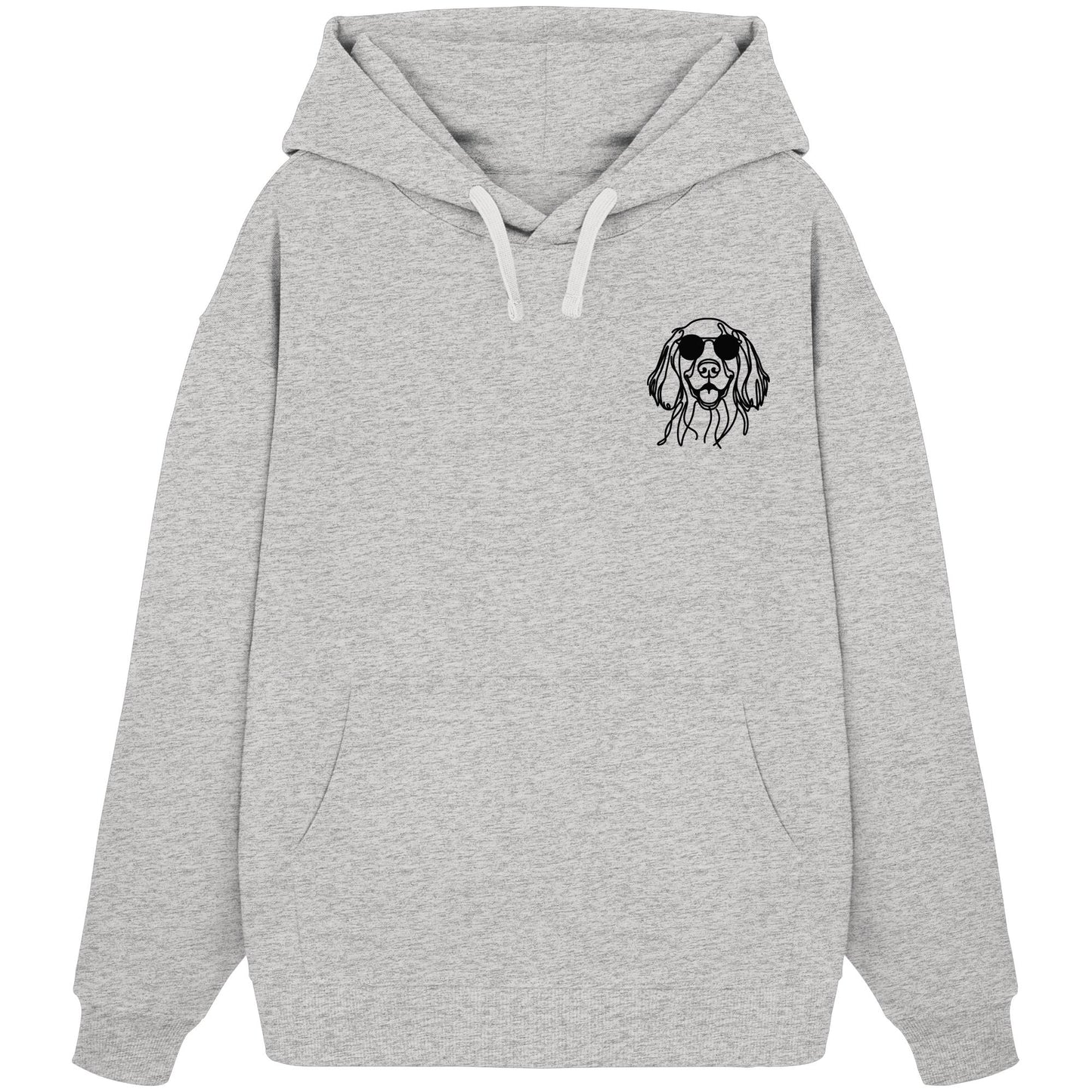 Line Art - Cooler Irish Setter - Organic Oversize Hoodie