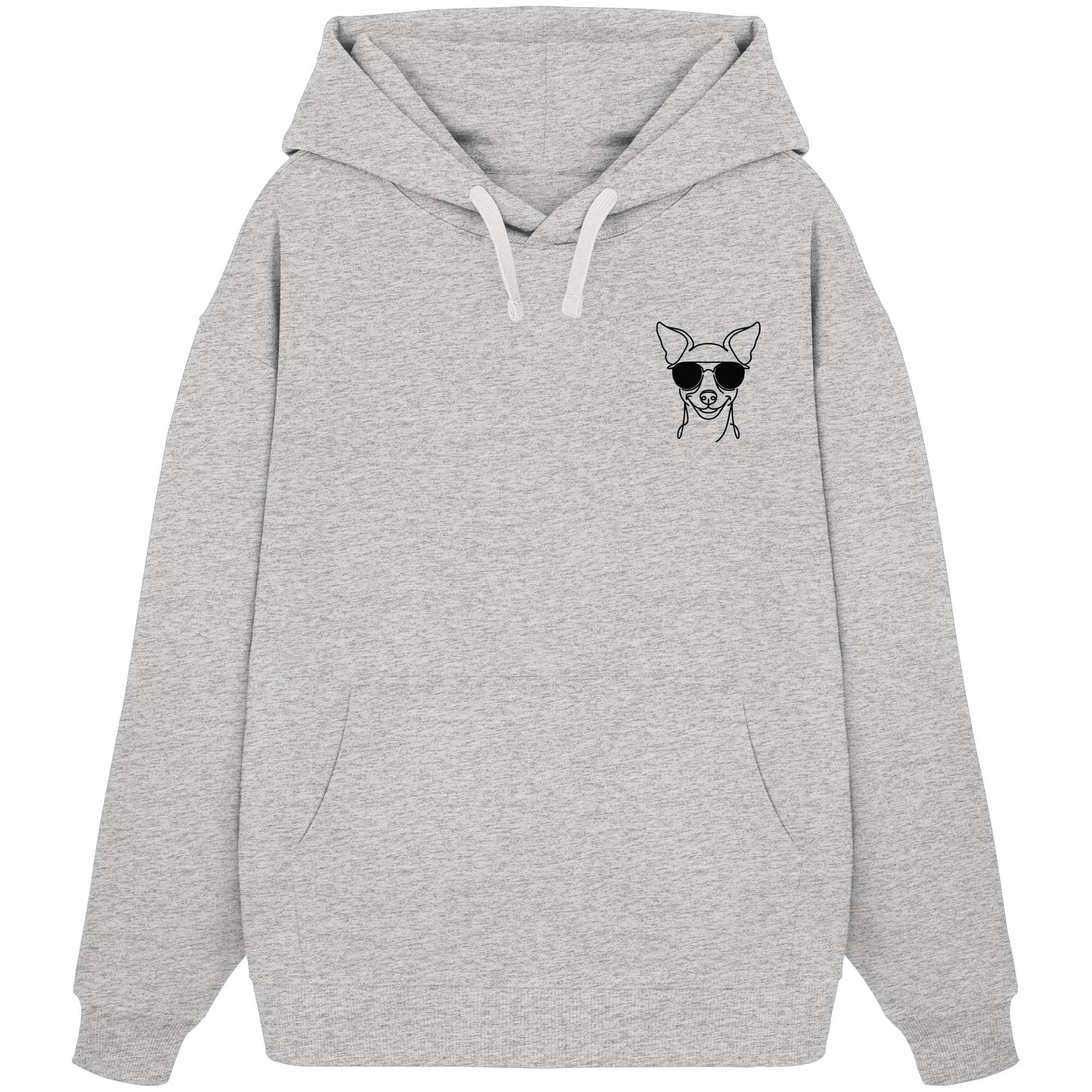 Line Art - Cooler Zwergpinscher - Organic Oversize Hoodie