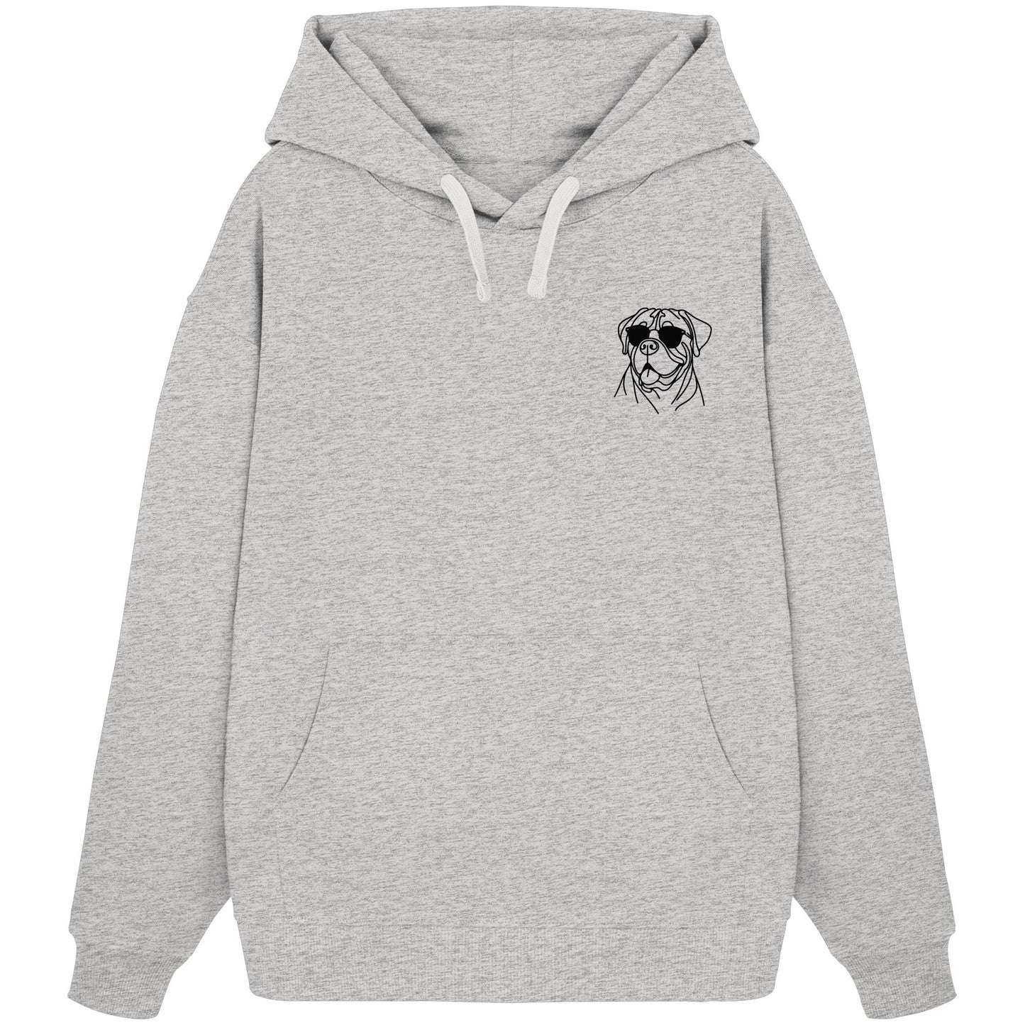Line Art - Cooler Bullmastiff - Organic Oversize Hoodie