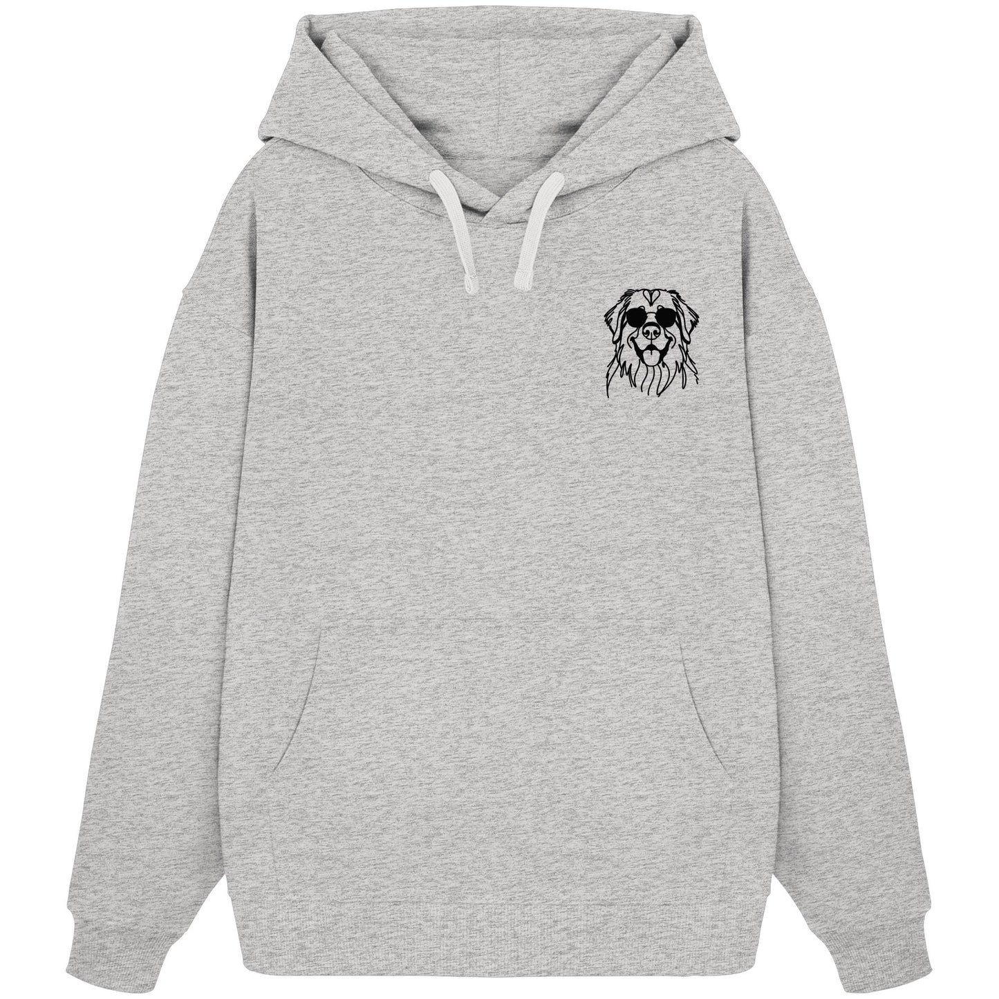 Line Art - Cooler Leonberger - Organic Oversize Hoodie