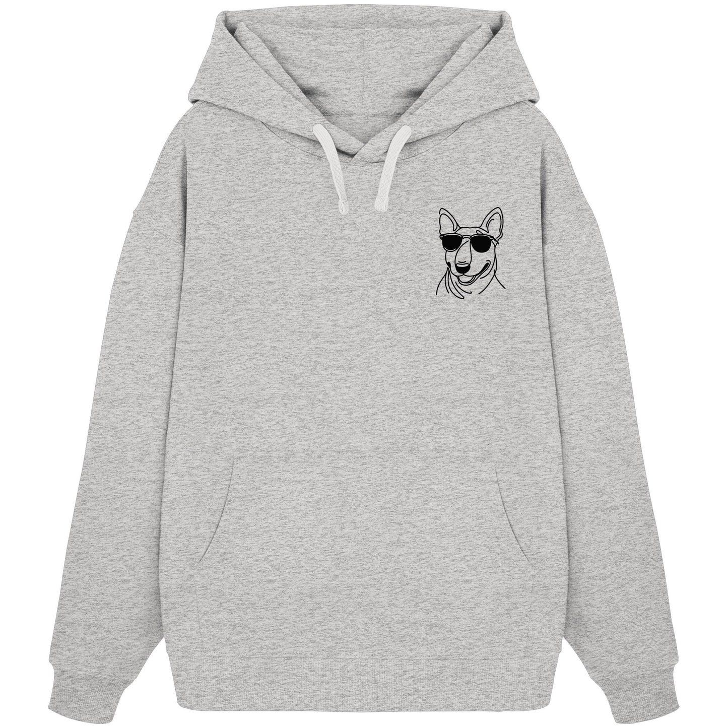 Line Art - Cooler Bullterrier - Organic Oversize Hoodie