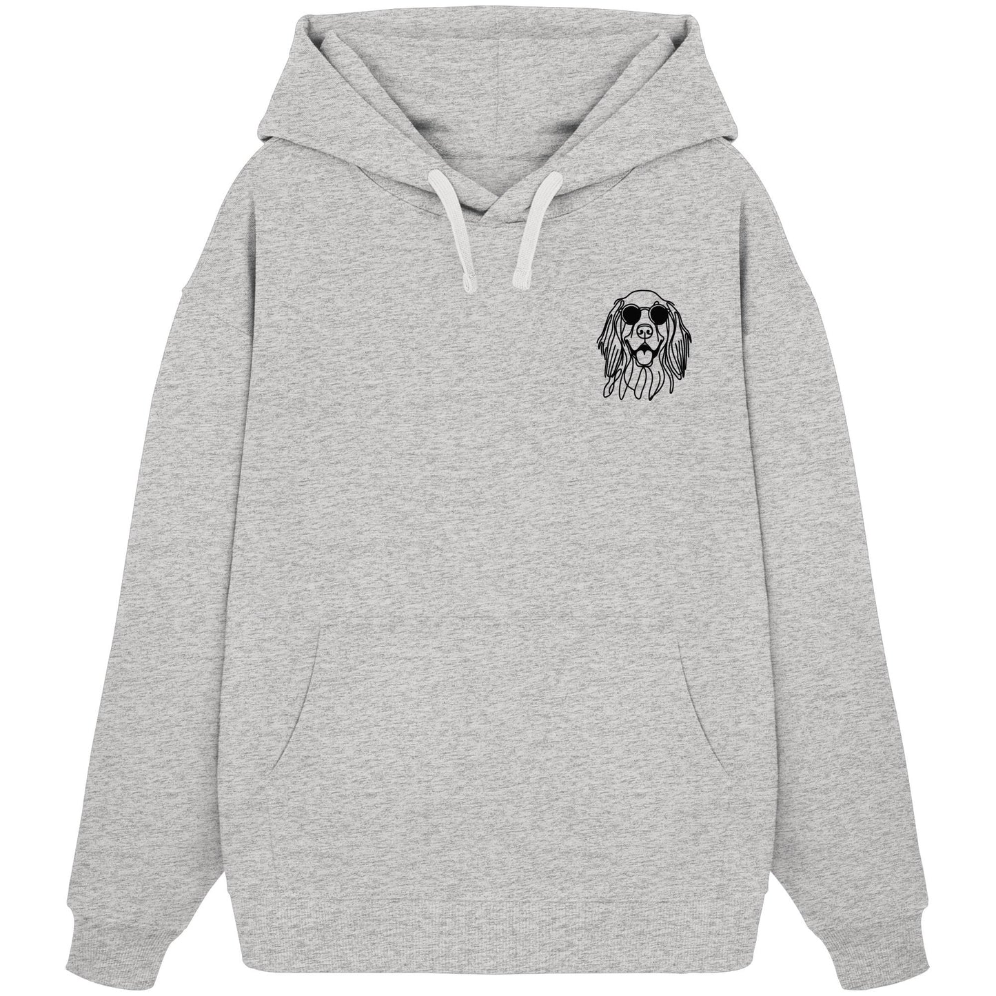 Line Art - Cooler Gordon Setter - Organic Oversize Hoodie