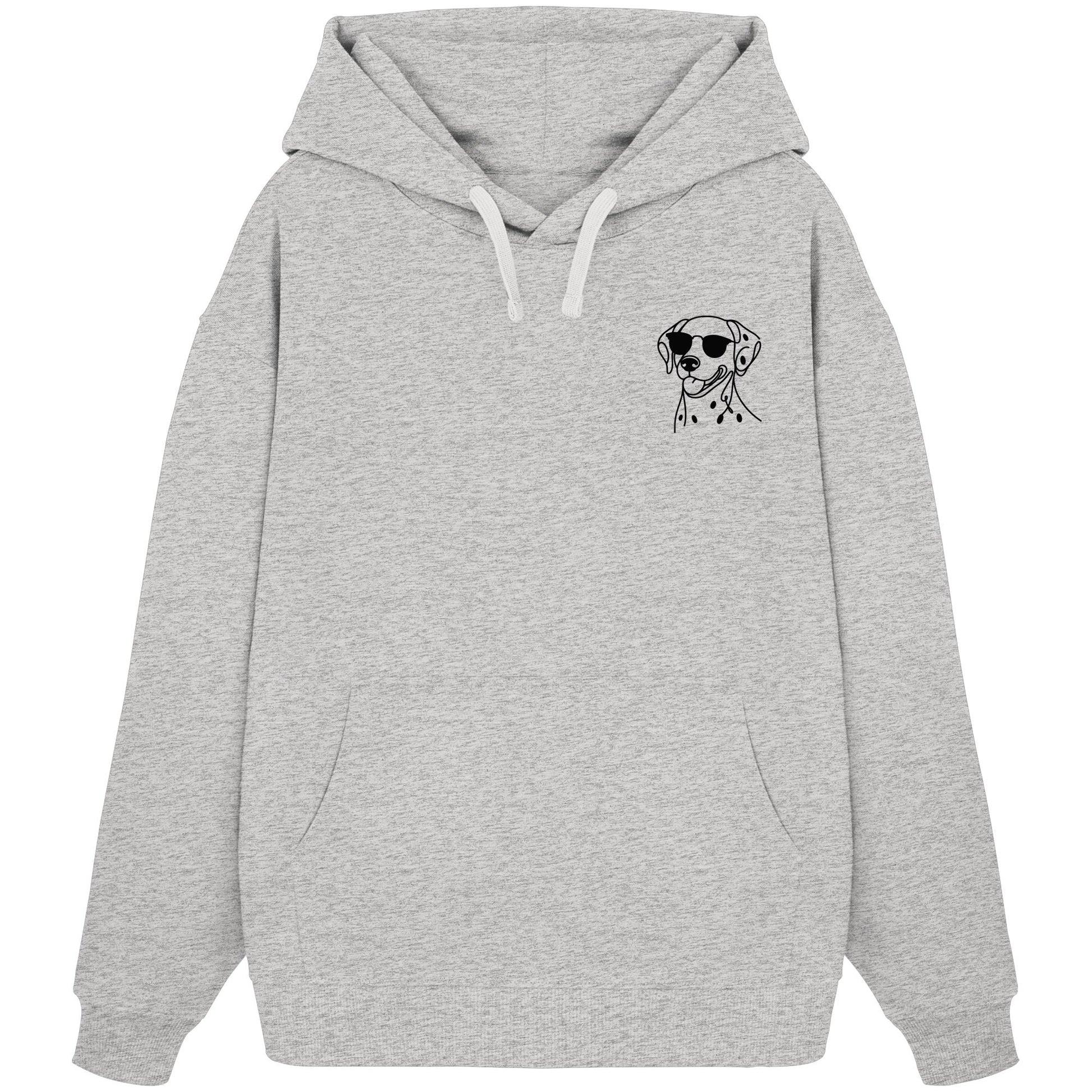 Line Art - Cooler Dalmatiner - Organic Oversize Hoodie