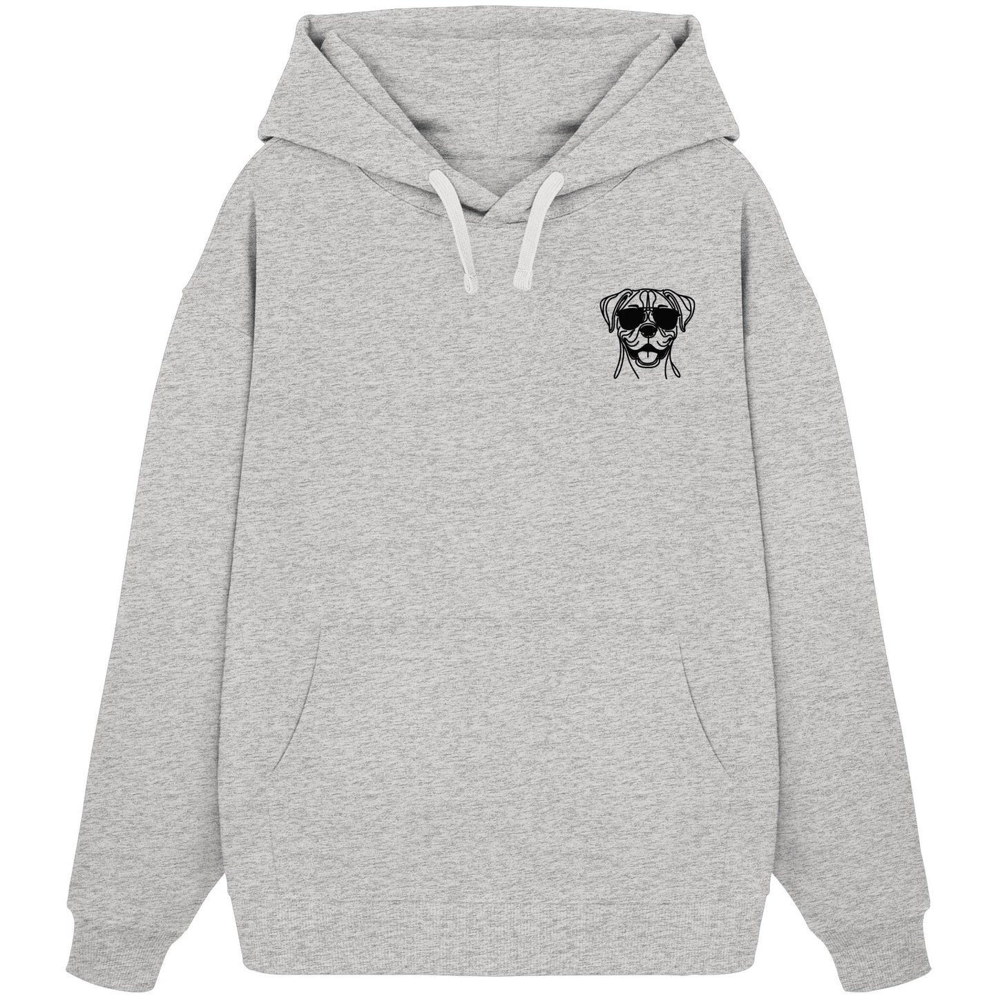 Line Art - Cooler Boxer - Organic Oversize Hoodie