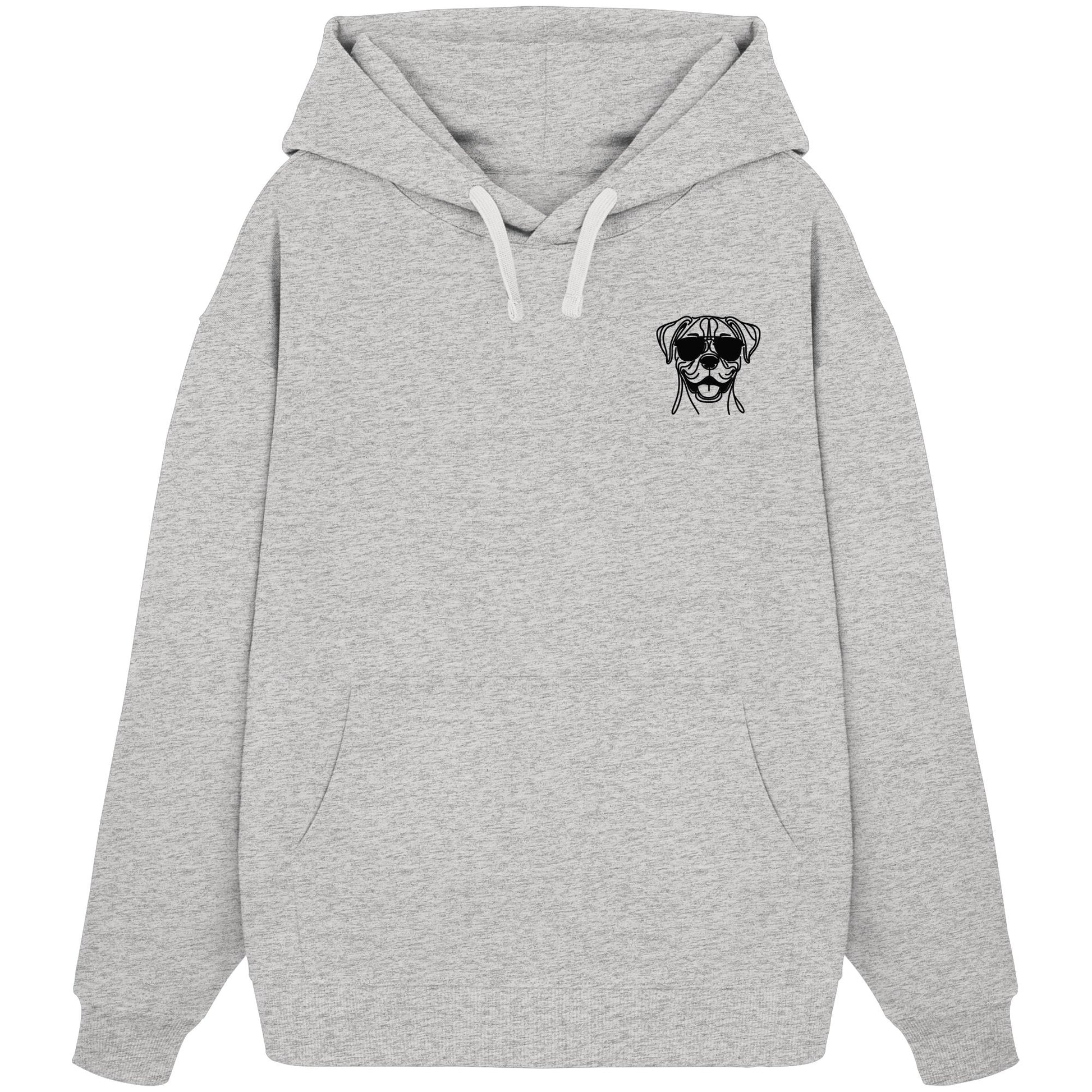 Line Art - Cooler Boxer - Organic Oversize Hoodie