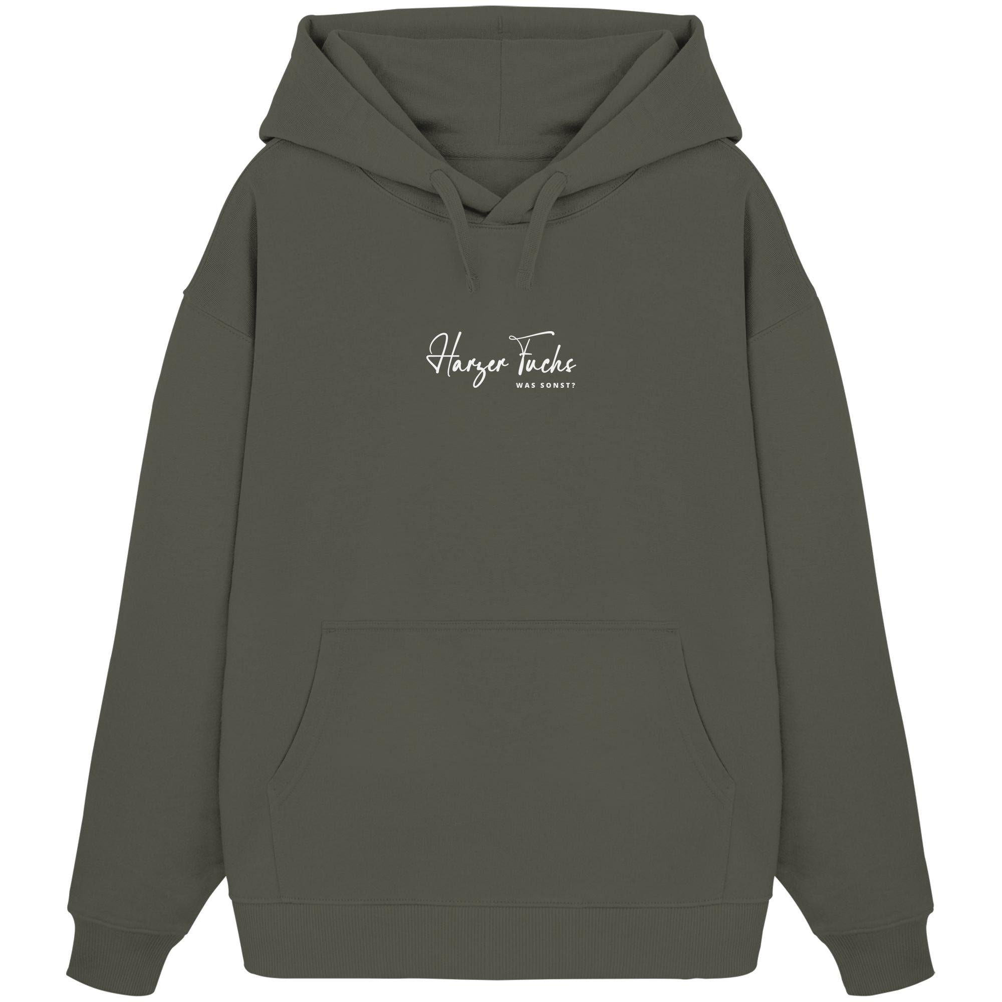 Was sonst? Harzer Fuchs - Organic Oversize Hoodie