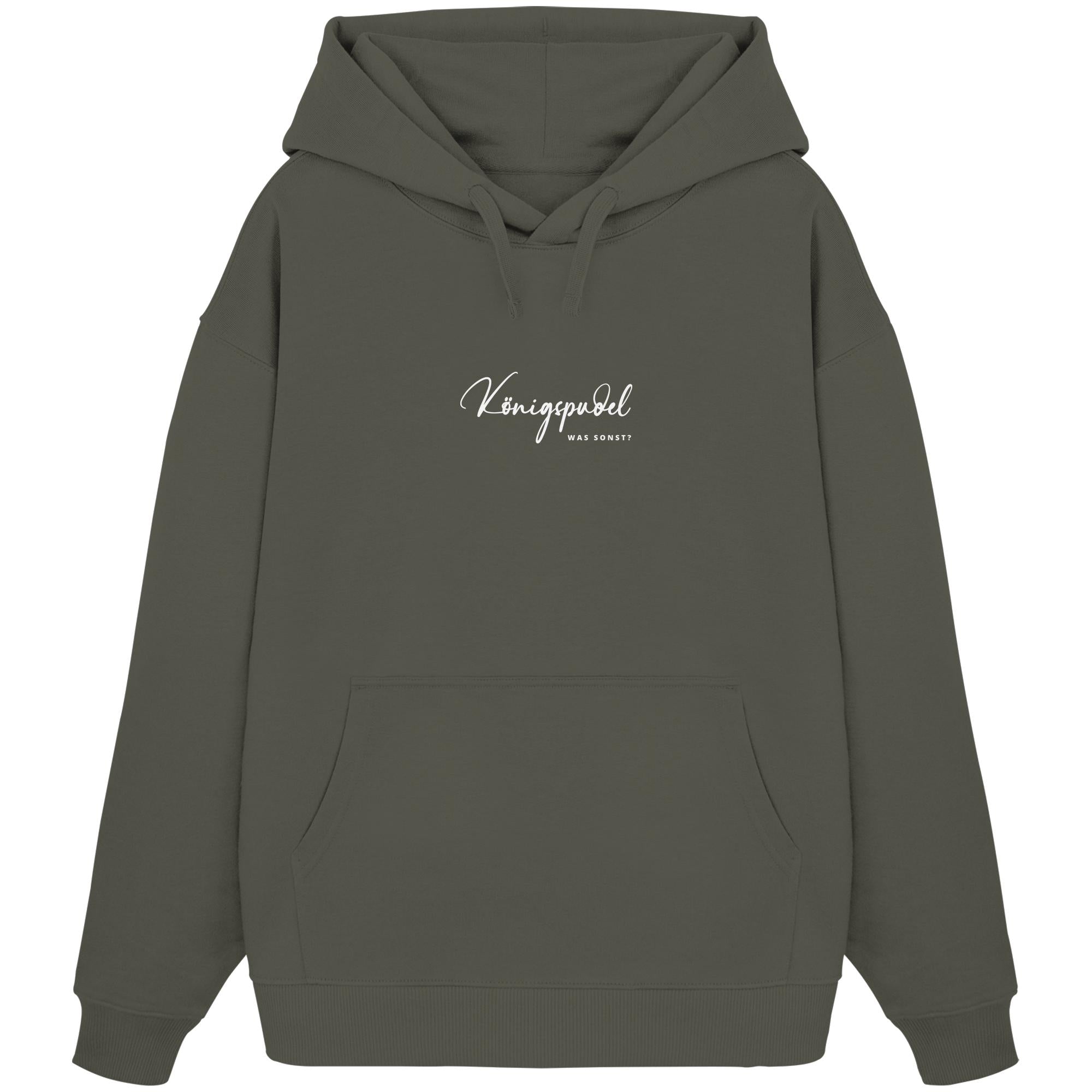 Was sonst? Königspudel - Organic Oversize Hoodie