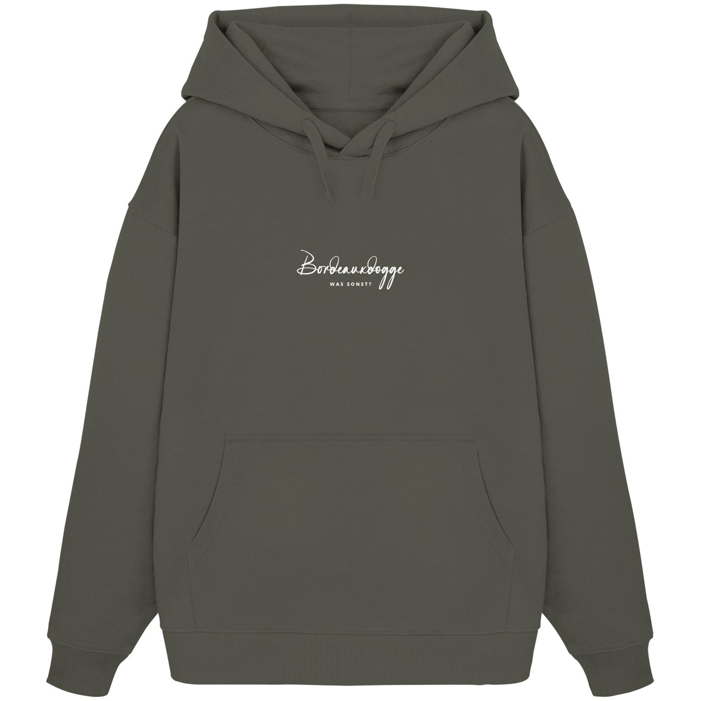 Was sonst? Bordeauxdogge - Organic Oversize Hoodie