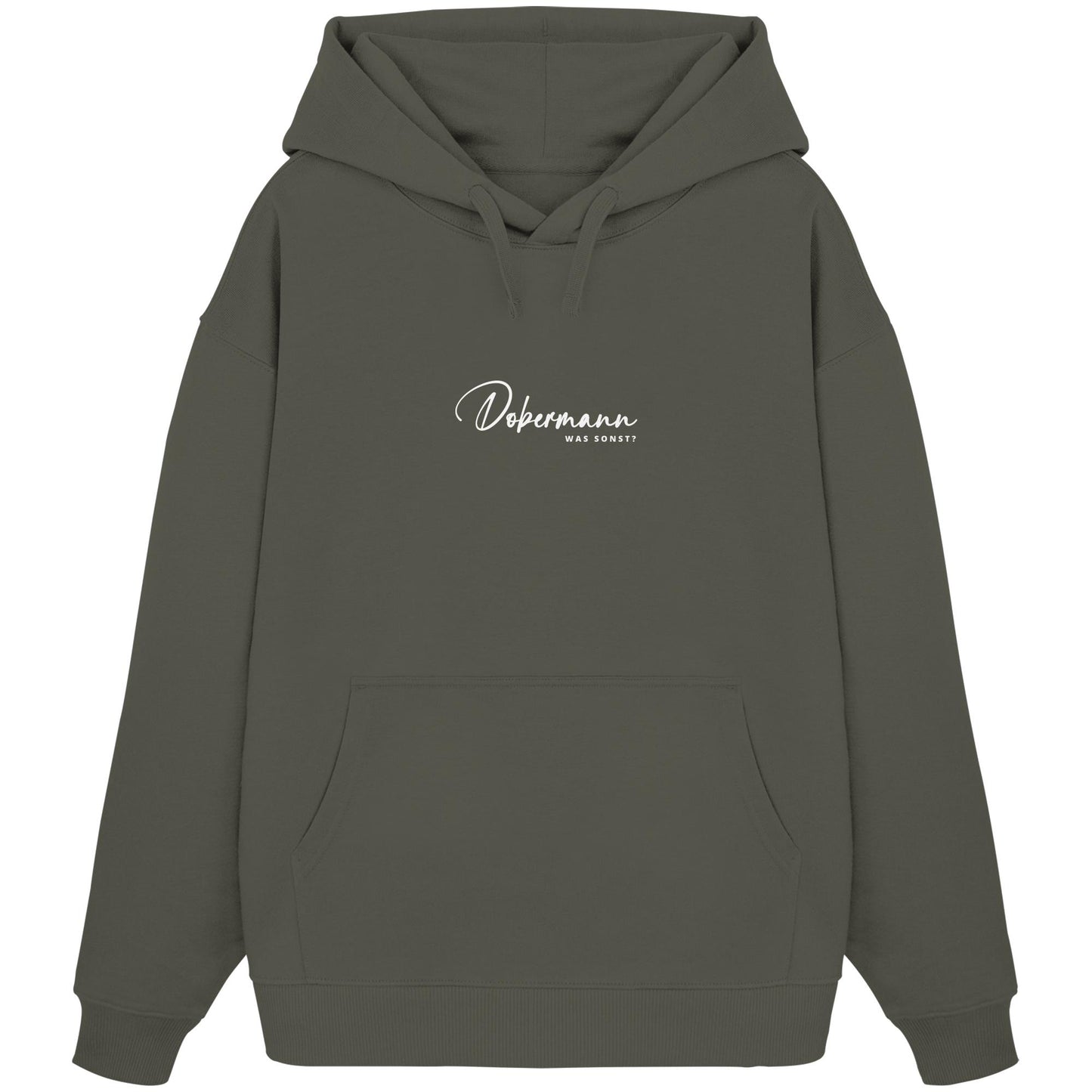 Was sonst? Dobermann - Organic Oversize Hoodie