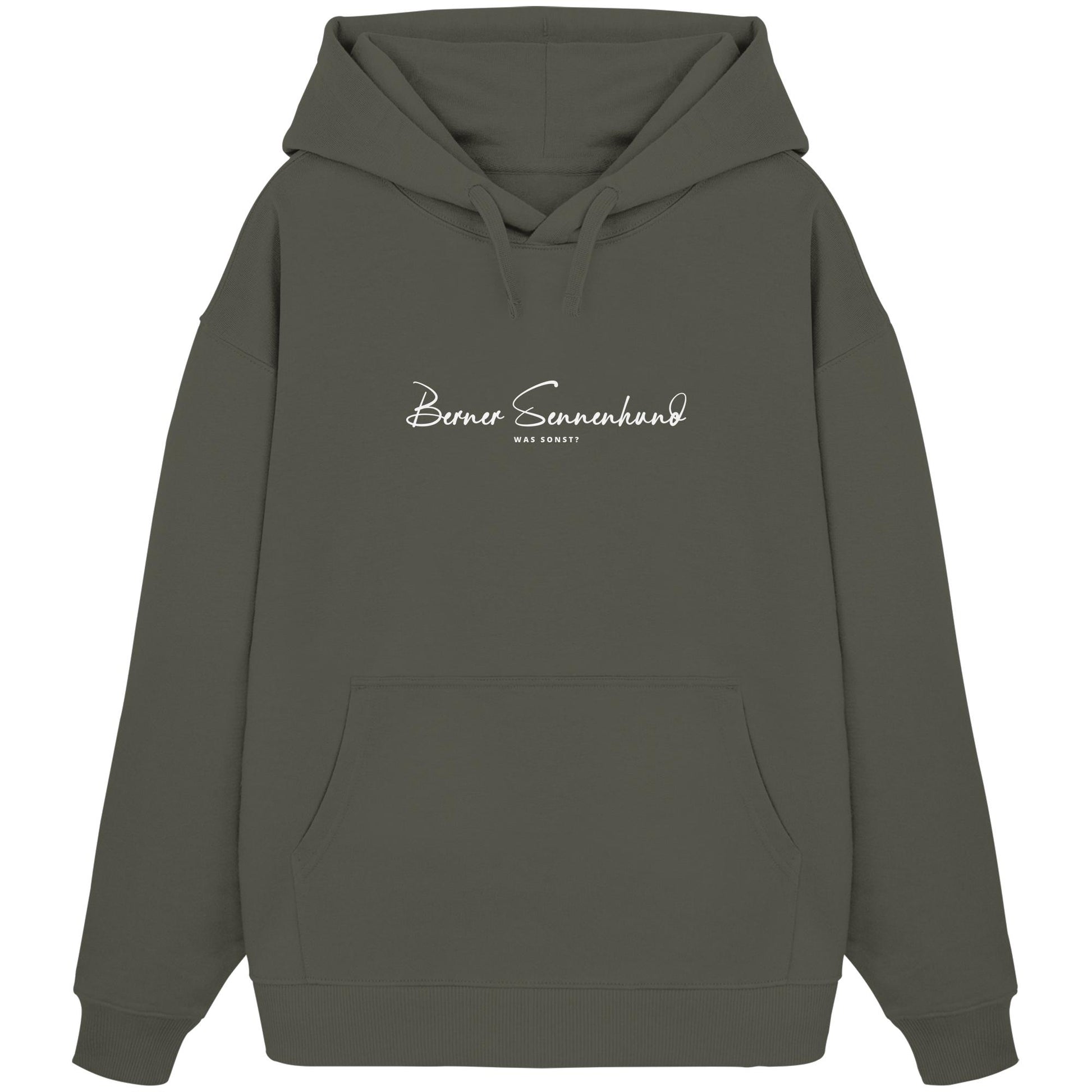 Was sonst? Berner Sennenhund - Organic Oversize Hoodie