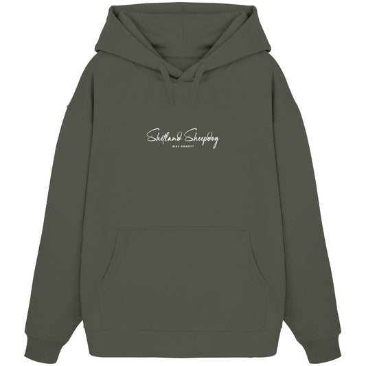 Was sonst? Shetland Sheepdog - Organic Oversize Hoodie