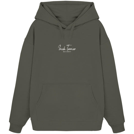 Was sonst? Irish Terrier - Organic Oversize Hoodie