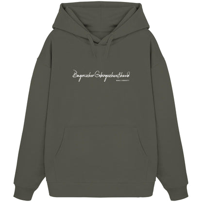 Was sonst? Bayerischer Gebirgsschweißhund - Organic Oversize Hoodie