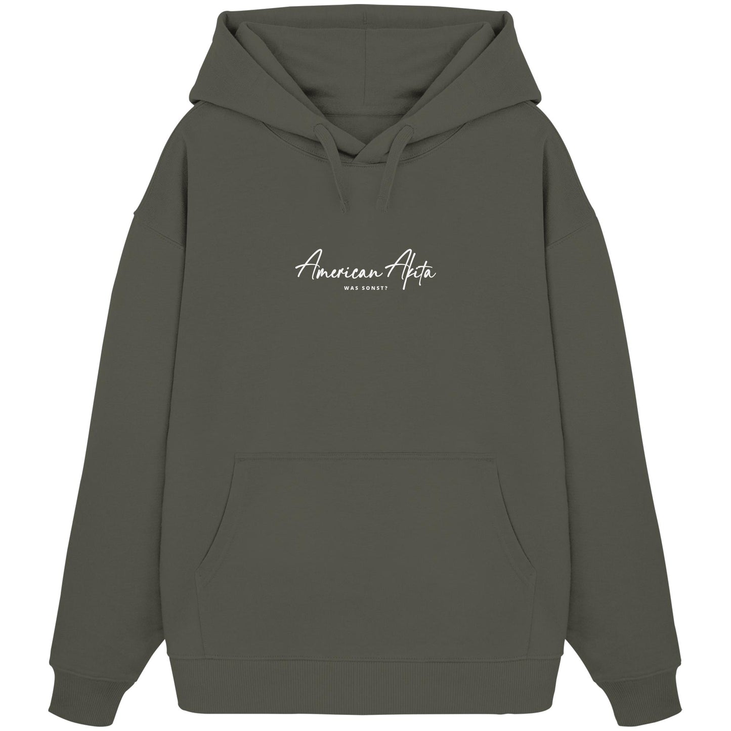 Was sonst? American Akita - Organic Oversize Hoodie