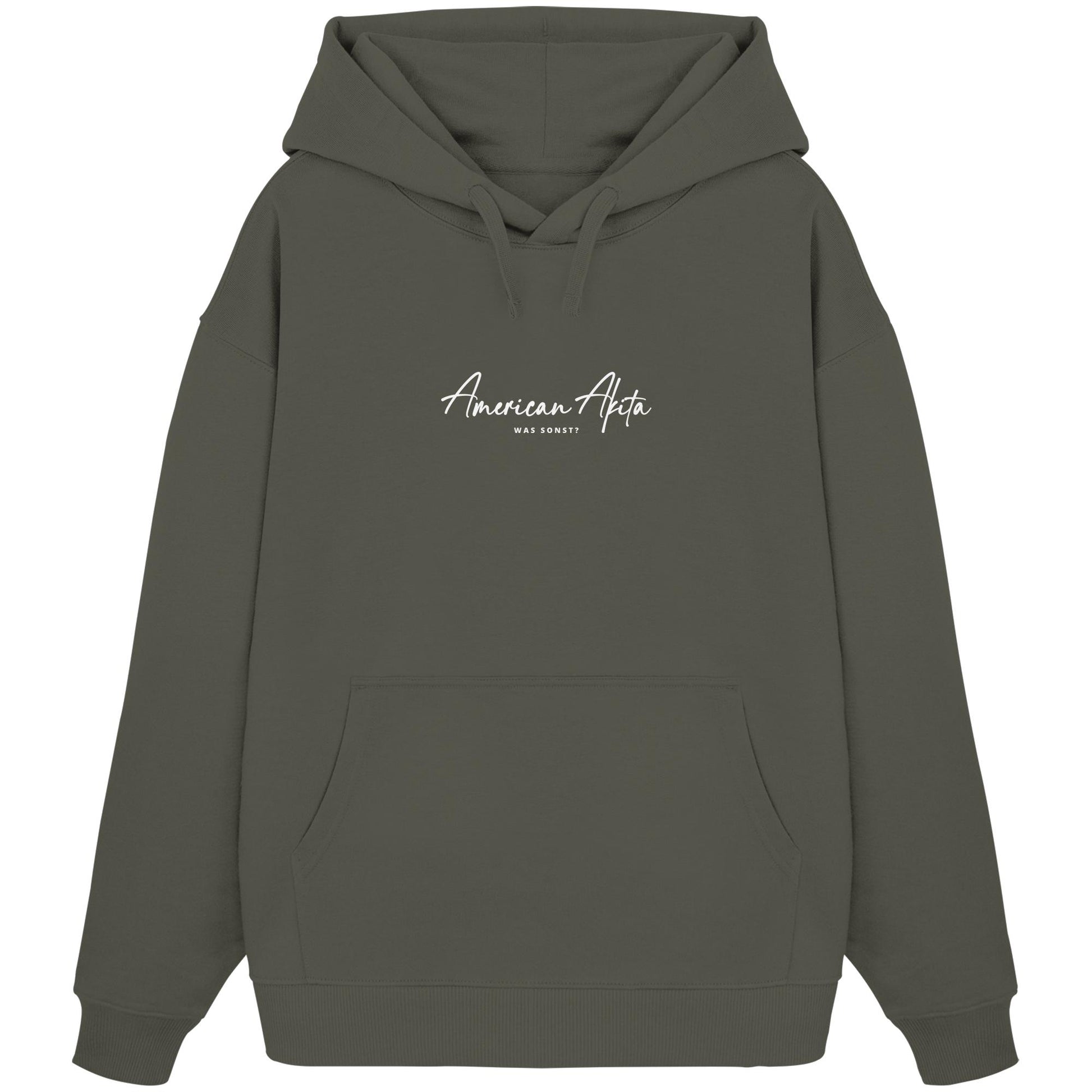 Was sonst? American Akita - Organic Oversize Hoodie