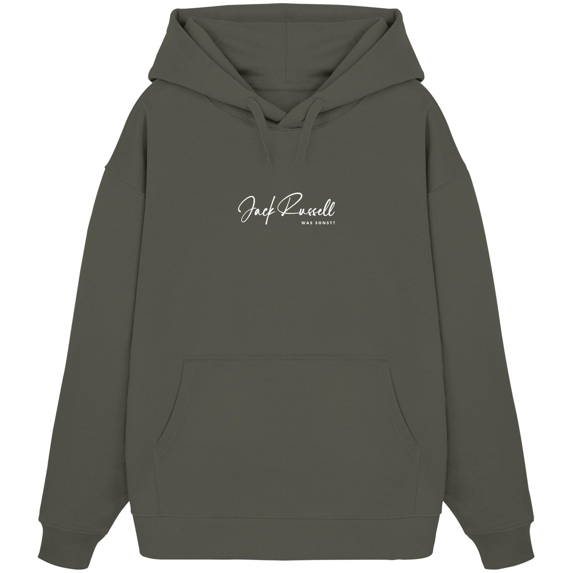 Was sonst? Jack Russell - Organic Oversize Hoodie