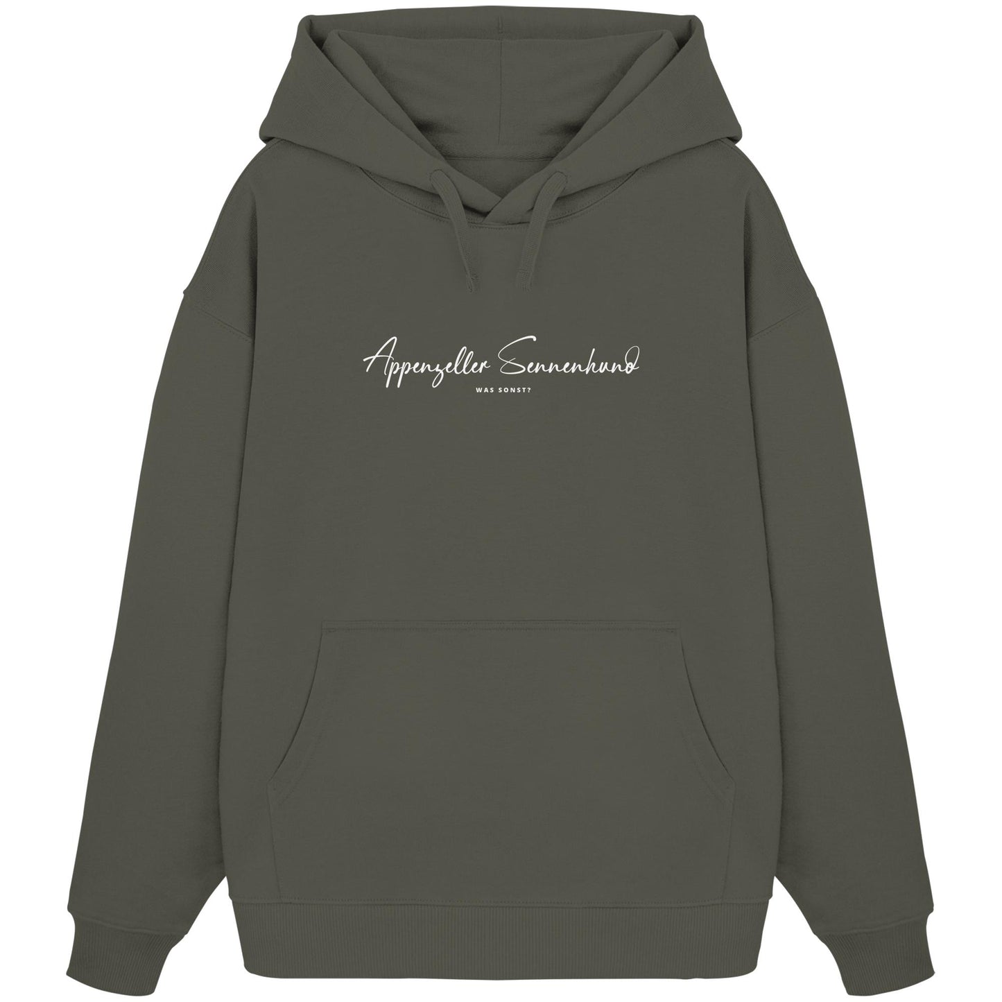 Was sonst? Appenzeller Sennenhund - Organic Oversize Hoodie