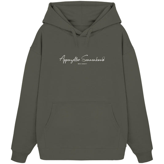Was sonst? Appenzeller Sennenhund - Organic Oversize Hoodie