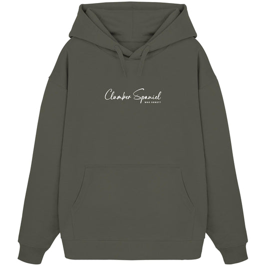 Was sonst? Clumber Spaniel - Organic Oversize Hoodie