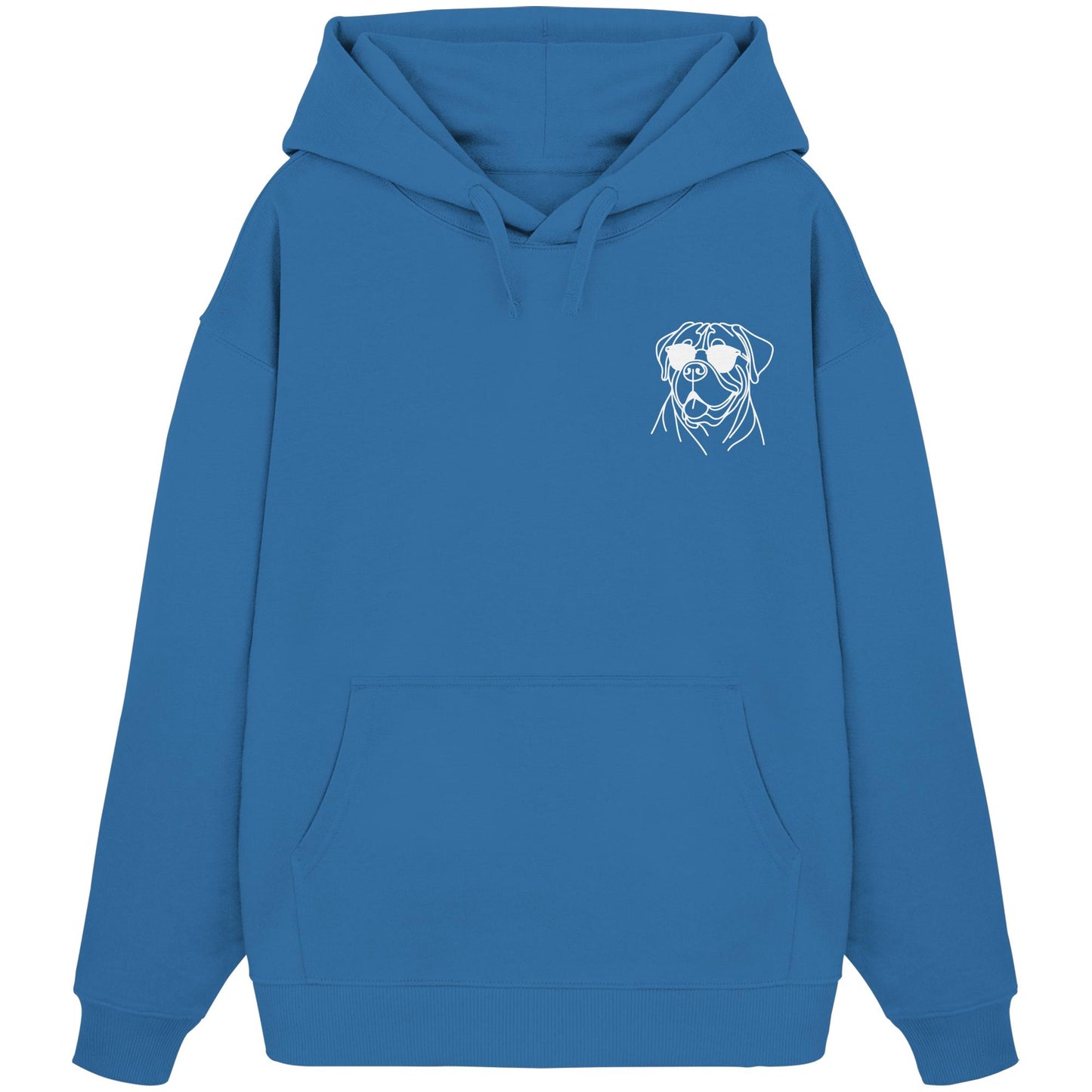 Line Art - Cooler Bullmastiff - Organic Oversize Hoodie