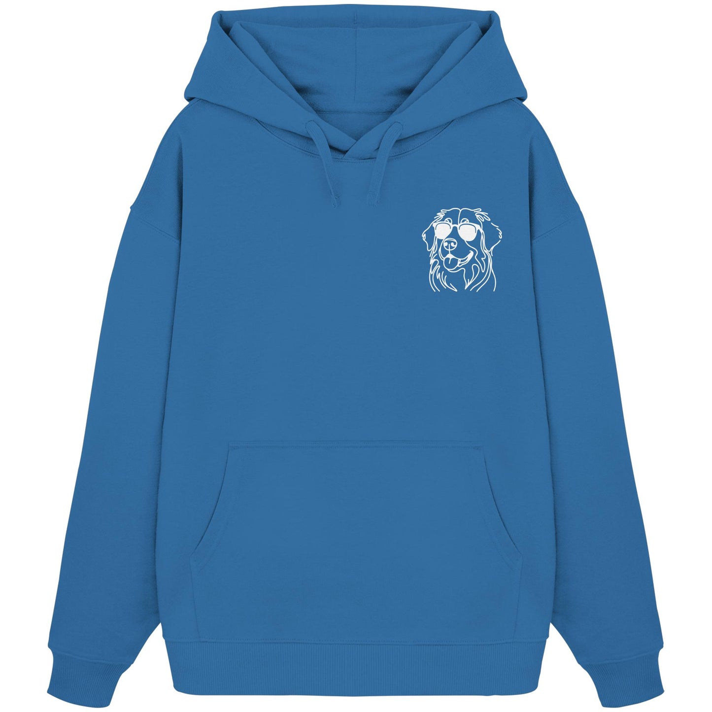 Line Art - Cooler Berner Sennenhund - Organic Oversize Hoodie