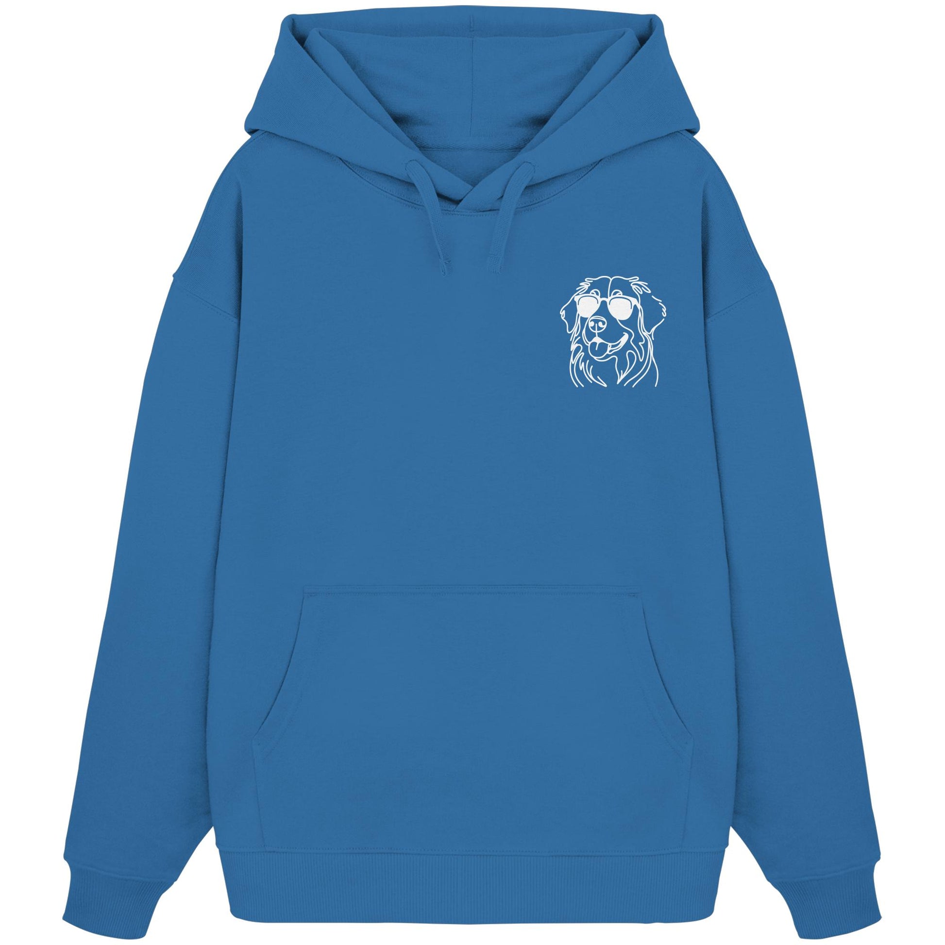 Line Art - Cooler Berner Sennenhund - Organic Oversize Hoodie