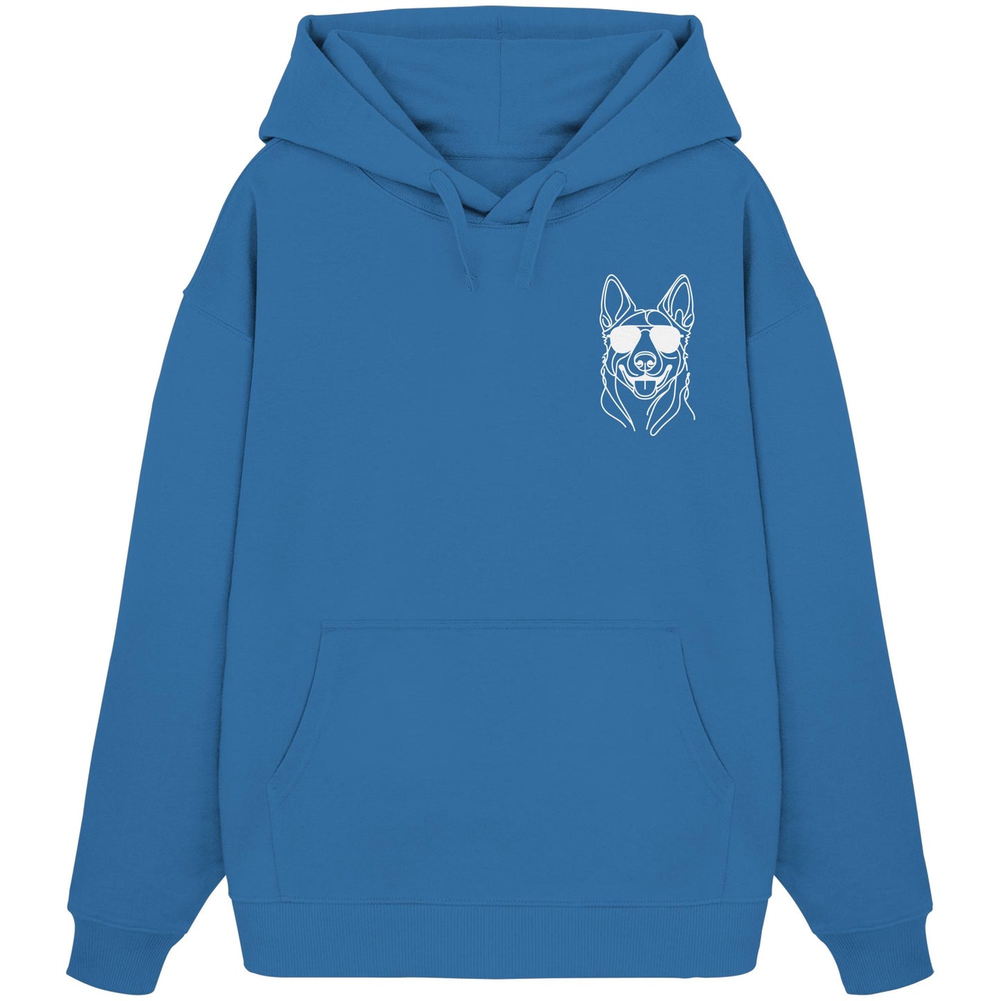 Line Art - Cooler Malinois - Organic Oversize Hoodie