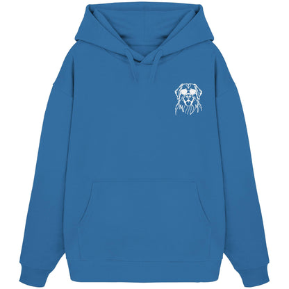 Line Art - Cooler Leonberger - Organic Oversize Hoodie