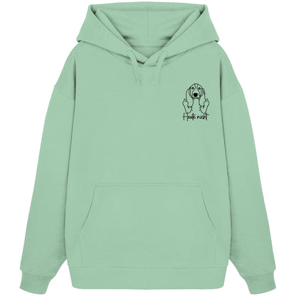 Heute nicht - Basset Hound - Organic Oversize Hoodie