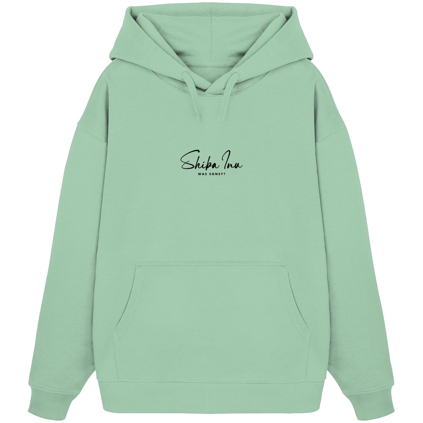 Was sonst? Shiba Inu - Organic Oversize Hoodie