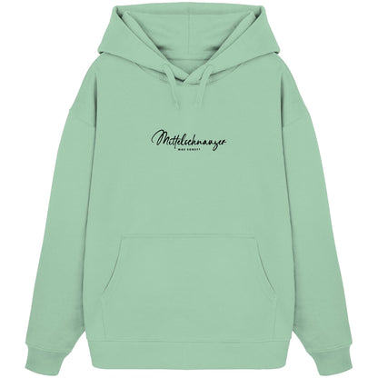 Was sonst? Mittelschnauzer - Organic Oversize Hoodie
