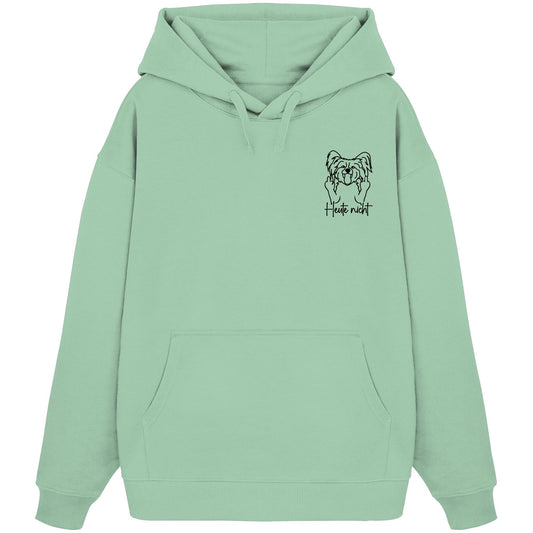 Heute nicht - Papillon - Organic Oversize Hoodie