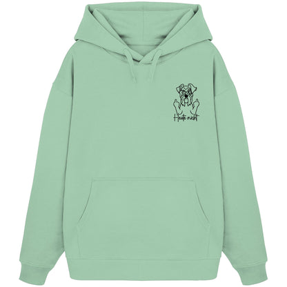 Heute nicht - Schnauzer - Organic Oversize Hoodie